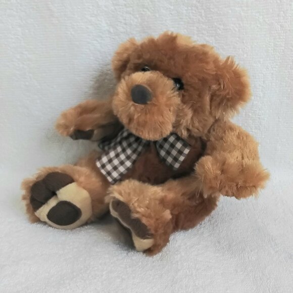 3/$24 Plush Teddy Bear Newton 1804 Measuring 6" Sitting by First & Main!! - Picture 2 of 5